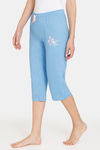Rosaline Meadows Knit Cotton Capri (Pack of 2) - Green Blue — thumbnail 8